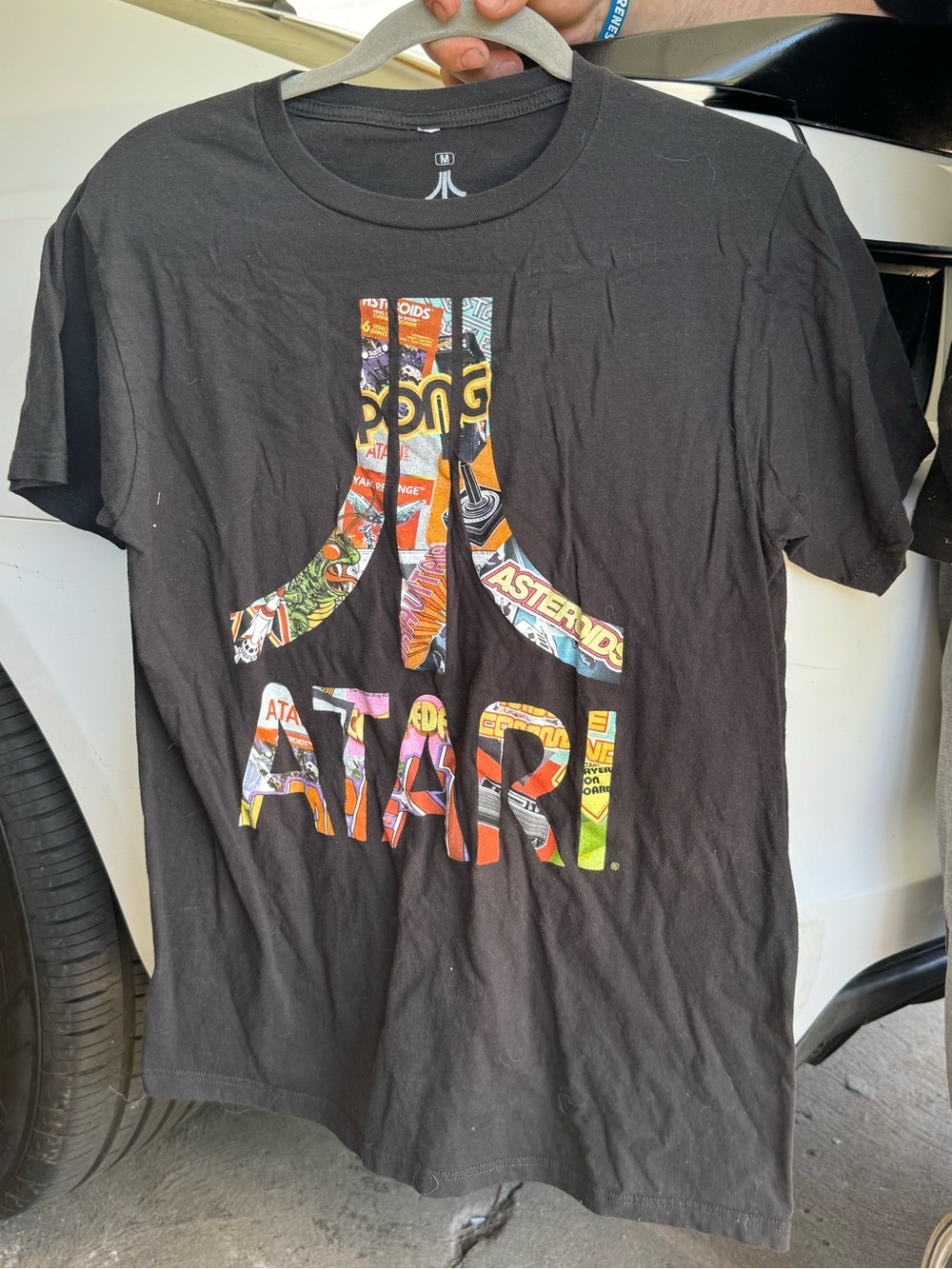 Atari Logo Retro Games Collage T-Shirt Size Medium
